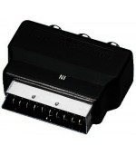 Conector adapatador euro scart RCA video audio IN