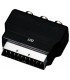 Conector adapatador euro scart RCA video audio OUT