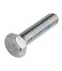 Tornillo M5 5X20mm zincado blanco cabeza hexagonal