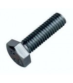 Tornillo M6 6X20mm zincado blanco cabeza hexagonal