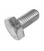 Tornillo M8 8X35mm zincado blanco cabeza hexagonal