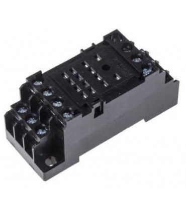 Zócalo para relés 14 pin rail DIN 35mm