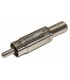 Conector RCA macho niquelado