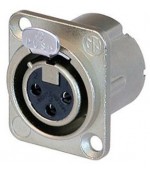 Neutrik Conector XLR hembra 3P chasis