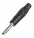 Conector TRS o JACK 6 3mm aereo macho NEUTRIK