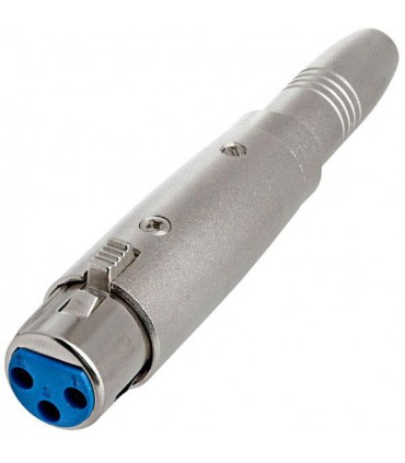 Adaptador XLR hembra a TRS JACK 6 3 hembra
