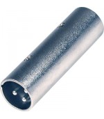 Adaptador XLR macho 3P a XLR macho 3P