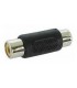 Adaptador RCA hembra a RCA hembra plástico