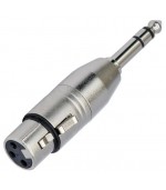 Adaptador TRS JACK6 3 macho a XLR hembra 3P
