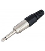 Conector audio TR o JACK 6 3mm mono aereo macho