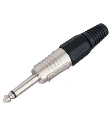 Conector audio TR o JACK 6 3mm mono aereo macho