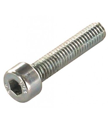 Tornillo M8 8X45mm blanco cabeza allen recta