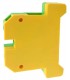 Borna amarillo-verde de 2 5mm para carril DIN