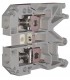 Borna gris de 2 5mm para carril DIN