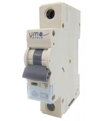 Interruptor magnetotérmico 230VAC 1A curva C