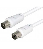 Conexión antena blacno 2 5m macho - hembra recto
