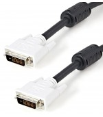 Conexión video DVI macho a DVI macho 1 2m blanco