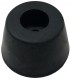 Pata de goma para altavoz Ø25 x Ø18 x L15mm cónica
