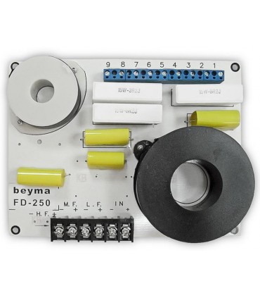 Filtro pasivo BEYMA 2 vias 600w RMS 2kHz 12 dB/oct