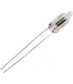 Bombilla bulbo lámpara de neon rojo 4x10mm
