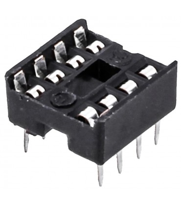 Zócalo para circuitos integrados DIP8 7 62mm THT