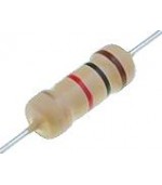 Resistencia axial carbón THT 2W 47 Ohms 5 