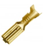 Conector FASTON hembra 2 8mm dorado