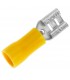 Terminal Faston Hembra 6 3 mm amarillo