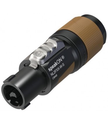 Conector Neutrik Speakon Macho 2 polos NL2FXX-WS