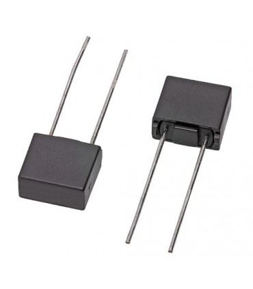 Fusible THT 2 5A 350V lento cuerpo rectangular