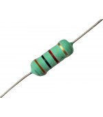 Resistencia bobinada 0 1 Ohms 2W 5  12mm