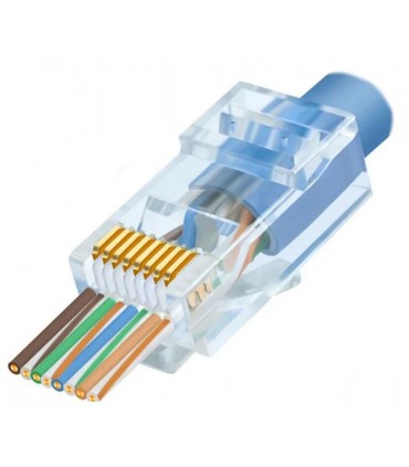 Conector RJ45 8PIN crimpados 8p8c CAT6