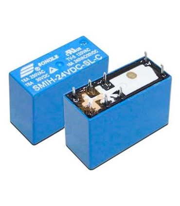 SMIH-24VDC-SL-C Relé 12V DPDT 16A 250V