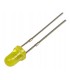 LED 3mm amarillo 100mcd 30  convexo 2 4VDC