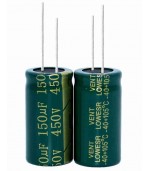 Condensador electrolítico 150uF 450v low ESR 18x35