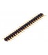 Tira 40 pins macho macho paso 2 54mm alto 11 9mm