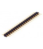 Tira 40 pins macho macho paso 2 54mm alto 11 9mm