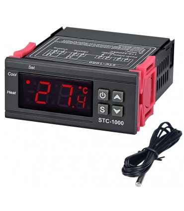 Termostato tempe digital programable salida relé
