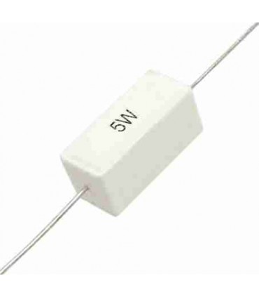 Resistencia THT 5W 1 8 Ohms ±5 