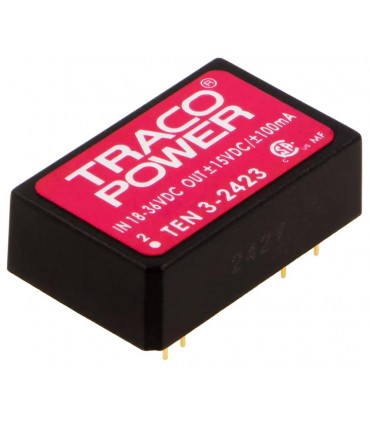 Convertidor DC/DC 3W IN 18÷36VDC Usal ±15VDC