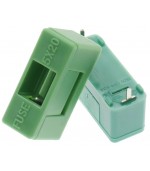 Porta fusible THT verde 5X20mm raster 22mm