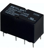 Relé electromagnético DPDT 24VDC 2A 0 5A/120VAC