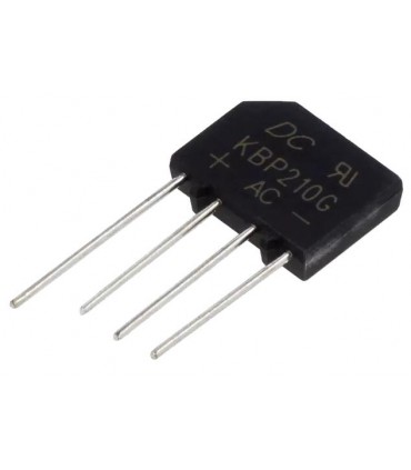 Puente rectificador monofásico 1kV 2A 60A KBP