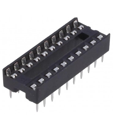 Zócalo DIP20 THT Ráster 2 54mm