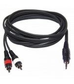 Conexión de audio mini jack 3 5mm a RCA 1 5m
