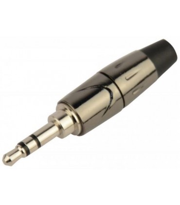 Conector minijack 3 5mm stereo cromo