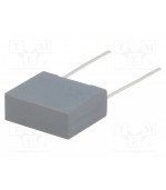 Condensador de poliéster 220nF 400VDC 15mm ±10  18