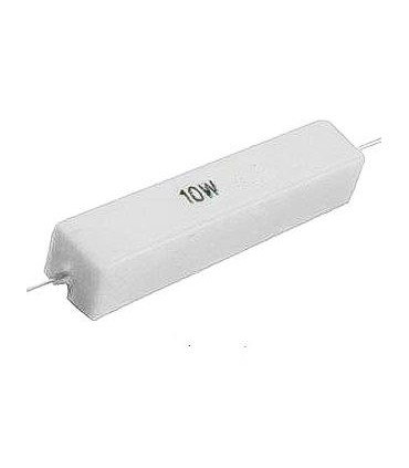 Resistencia bobinada cementada THT 33 Ohms 10W ±5 