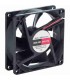 Ventilador CC axial 12VCC 0 13A 80x80x25mm 3000RPM