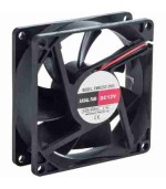 Ventilador CC axial 12VCC 0 13A 80x80x25mm 3000RPM